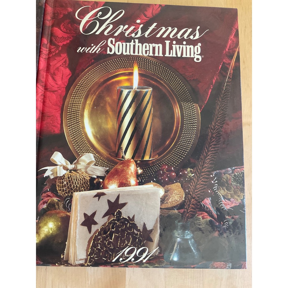 Christmas with Southern Living Books 1991 1992 Hardcover Holiday Decor Recipes - Picture 3 of 6